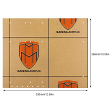 Support de boîtier PC en acrylique à cadre ouvert pour carte mère ATX transparent DIY