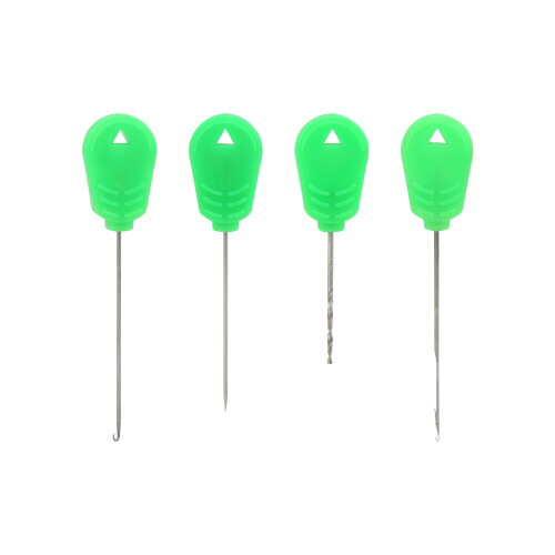 Set di 8 pezzi verde aghi per esca di carpa e trapano per linea 30 g 2