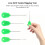 8pcs Carp Fishing Bait Rig Tool Portable Bait Needle Line Drill Tackle Rigging Tool 8
