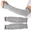 Manchon de bras Niveau 5 36 cm 1 paire Blanc-Gris 7