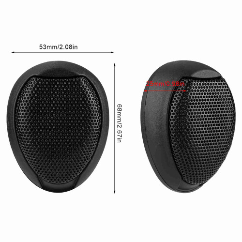 Kompakter 10W Auto-Audiospeaker Schwarz Runder Klebspeaker mit Kleber 1