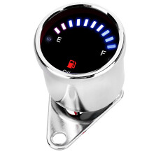 Indicatore universale del livello di carburante DC12V, argento, Ø6.1cm5.2cm
