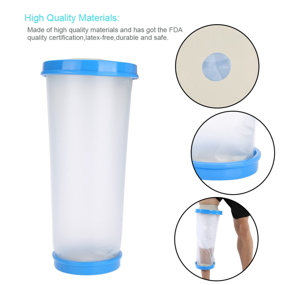 Waterproof Cast Bandage Protector Wound Fracture Knee Cover for Shower Adult