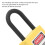 Lockout Lock set di 5 pezzi nylon PA giallo 6mm x 38mm 9