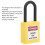 Lockout Lock set di 5 pezzi nylon PA giallo 6mm x 38mm 5