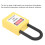 Lockout Lock set di 5 pezzi nylon PA giallo 6mm x 38mm 4