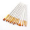 Ensemble de 13 pinceaux blancs nacrés - L1# R3/7/9# 9