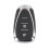Coque de clé télécommande à 2 boutons pour Malibu et Camaro 8