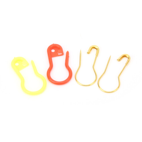 Spilli Calabash Dorati, 50 pezzi in plastica + 50 pezzi in ferro 2