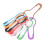 100 pezzi di spilli di sicurezza Calabash - ferro/plastica, colore 7