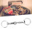 Snaffle Bits Keychain Zinc Alloy Pelham Keychain Single Connector Horse Bit Key Knot 16