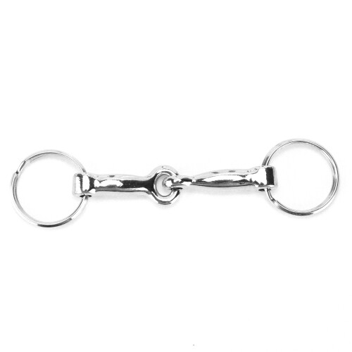 Porte-clés mors Pelham Snaffle en alliage de zinc 10x2.5cm 1