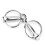 Snaffle Bits Keychain Zinc Alloy Pelham Keychain Single Connector Horse Bit Key Knot 14