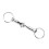 Snaffle Bits Keychain Zinc Alloy Pelham Keychain Single Connector Horse Bit Key Knot 4