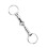 Snaffle Bits Keychain Zinc Alloy Pelham Keychain Single Connector Horse Bit Key Knot 9
