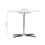 1:12 Table ronde transparente pour maison de poupée, diamètre 6,3 cm 6