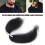 8g Barbe et moustache factices réutilisables, noir 4