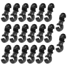20 pezzi ganci a S per freno, clip neri da 4-5 mm, MTB