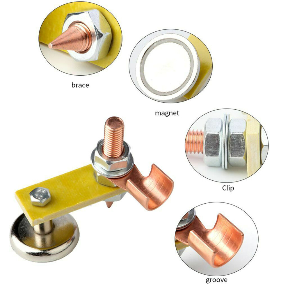 Strong Magnetism Welding Support Heads Large Suction Adjustable Welding Ground Clamp Holder 7901322567956