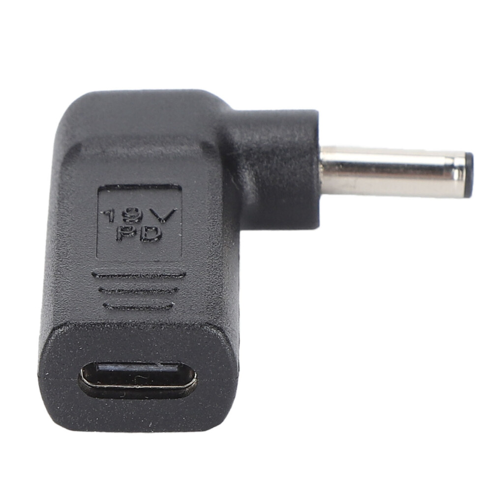 Adapter Type C Usbc To Rectangle Dc 65W 90 Degree Angled Pd Emulator For Laptop Tablet 4.0X1.35mm 4901322567751