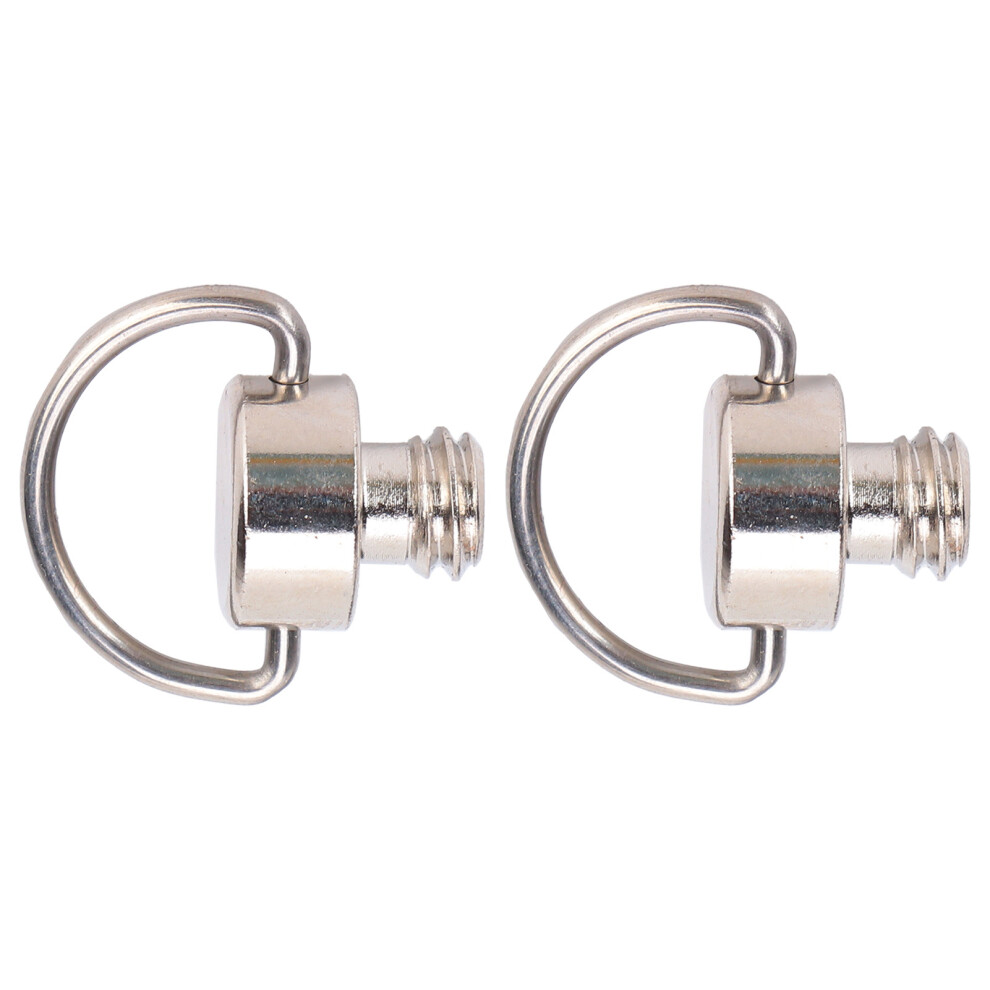 2Pcs 1/4 Inch Dring Stainless Steel Camera Screw For Tripod Monopod Quick Release Plate 9391322568004