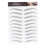 BLACK-08 Transferts de sourcils 148x210mm (5.8x8.3in) 2