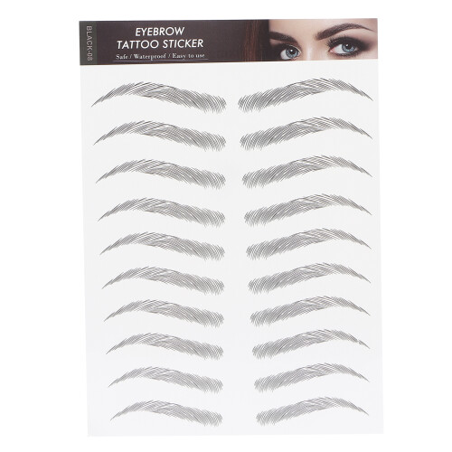 BLACK-08 Transferts de sourcils 148x210mm (5.8x8.3in) 1
