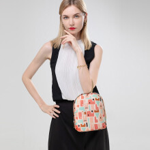 Borsa termica per latte materno a 3 strati 16,0x10,5x21,0 rosa