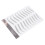 BLACK-08 Transferts de sourcils 148x210mm (5.8x8.3in) 8