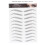 BLACK-08 Transferts de sourcils 148x210mm (5.8x8.3in) 11