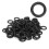 100 pezzi di O-ring elastici in gomma per motore. 14