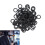 100 pezzi di O-ring elastici in gomma per motore. 5