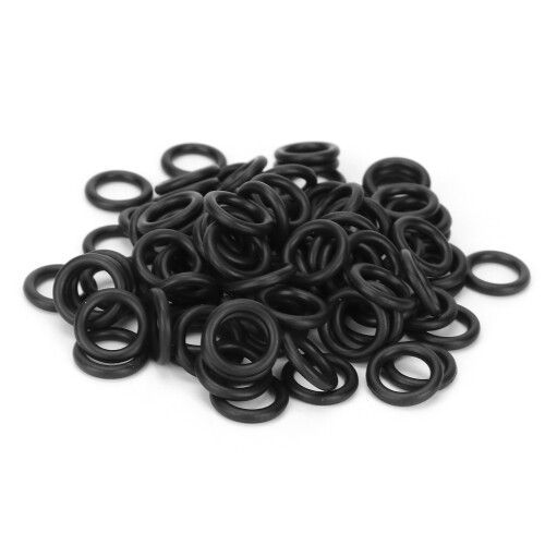 100 pezzi di O-ring elastici in gomma per motore. 1