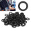 100 pezzi di O-ring elastici in gomma per motore. 16