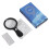 Loupe LED manuelle 10X 88mm noir/blanc, 3xAAA 4