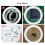 Loupe LED manuelle 10X 88mm noir/blanc, 3xAAA 12