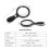 Loupe LED manuelle 10X 88mm noir/blanc, 3xAAA 15