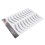 BLACK-09 Transferts de sourcils 148  210 mm noir 4