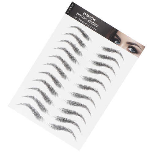 Autocollant pour sourcils 148x210mm Noir-10 Usage unique