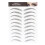 BLACK-09 Transferts de sourcils 148  210 mm noir 2