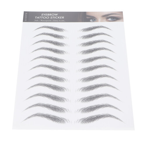 Autocollant pour sourcils 148x210mm Noir-10 Usage unique 2