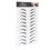 Autocollant pour sourcils 148x210mm Noir-10 Usage unique 13