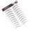 BLACK-09 Transferts de sourcils 148  210 mm noir 16