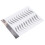 Autocollant pour sourcils 148x210mm Noir-10 Usage unique 6