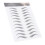 Autocollant pour sourcils 148x210mm Noir-10 Usage unique 5