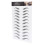Autocollant pour sourcils 148x210mm Noir-10 Usage unique 14