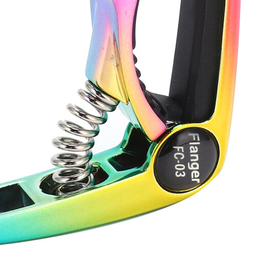 FC-03 Capodastre pour guitare, alliage de zinc, multicolore 2