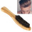 Spazzola per barba formato viaggio - legno composito + peli 16