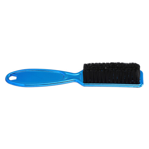 Spazzola per barba con manico, plastica + lana di nylon, blu