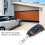 433 MHz 4-boutons Télécommande de garage CR2025 120mAh noire 4
